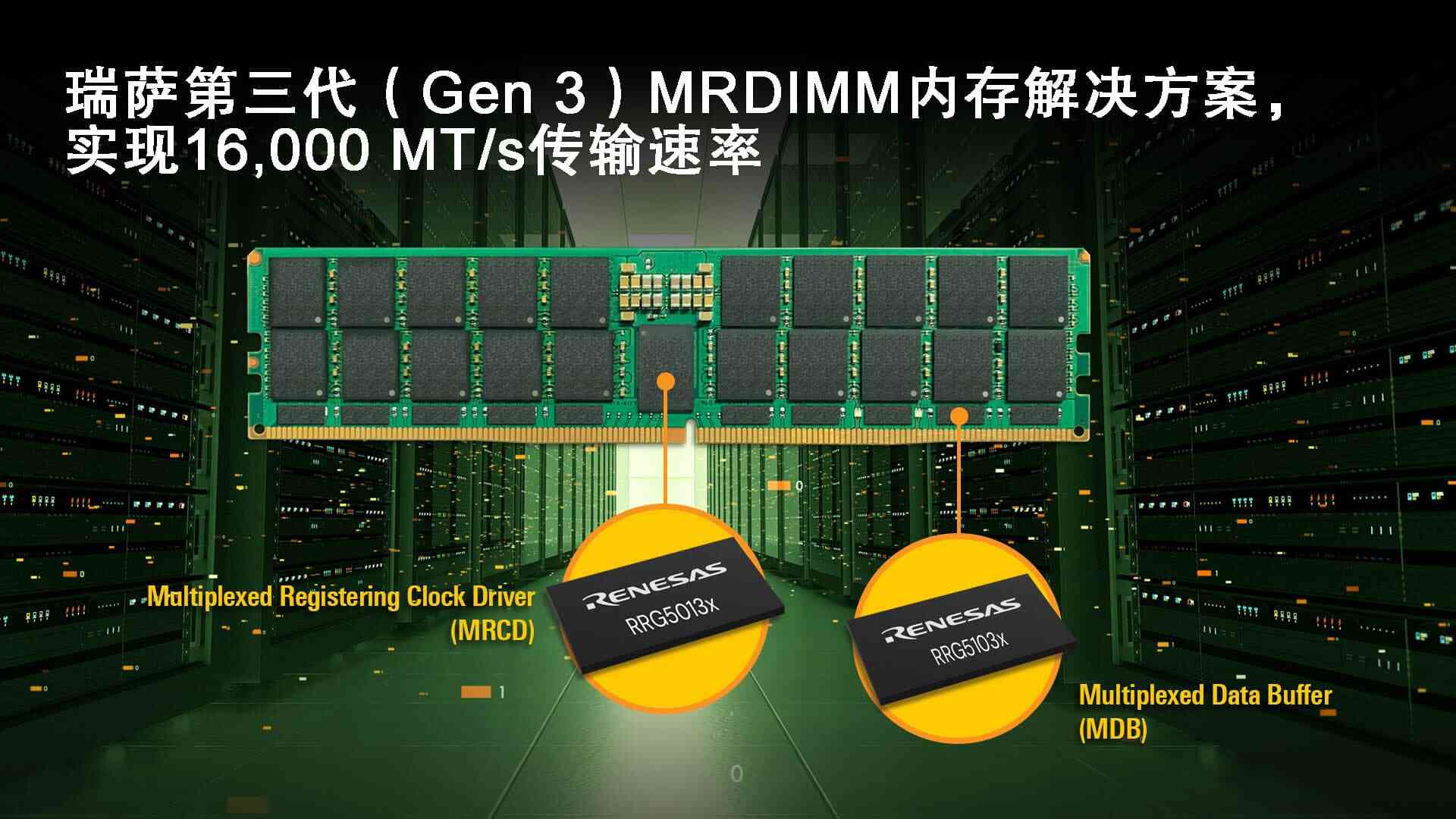 瑞薩推出第三代 MRDIMM：DDR5 速率達 16000MT/s，助力 AI 與 HPC