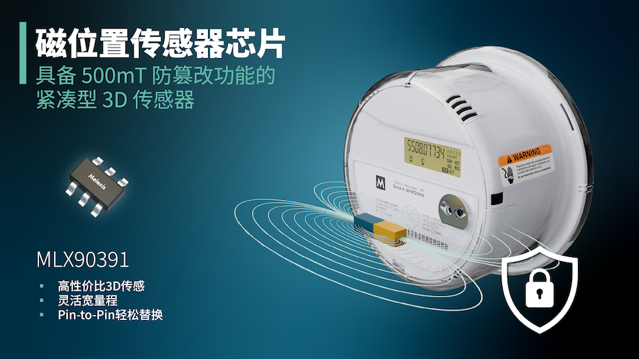 邁來芯推出低成本寬量程3D磁力計，精準解決智能儀表防篡改剛需